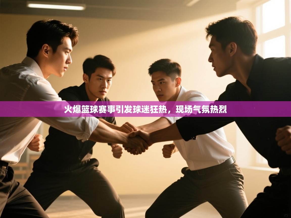 火爆篮球赛事引发球迷狂热，现场气氛热烈